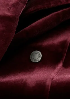 bonprix bonprix Americana de terciopelo suave rojo avellana Discount
