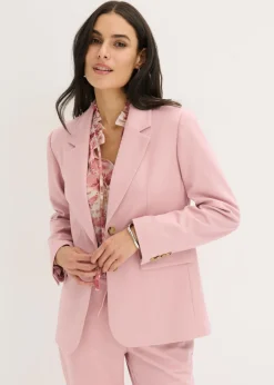 bonprix bonprix Americana elástica de una sola fila orquídea ahumado-rosa claro-malva moteado Outlet