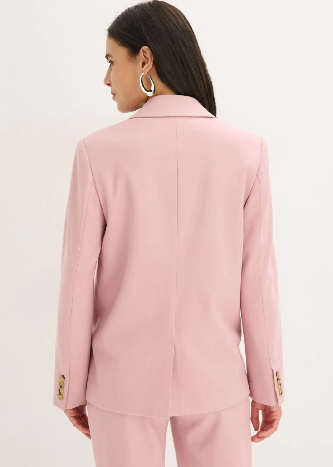 bonprix bonprix Americana elástica de una sola fila orquídea ahumado-rosa claro-malva moteado Outlet
