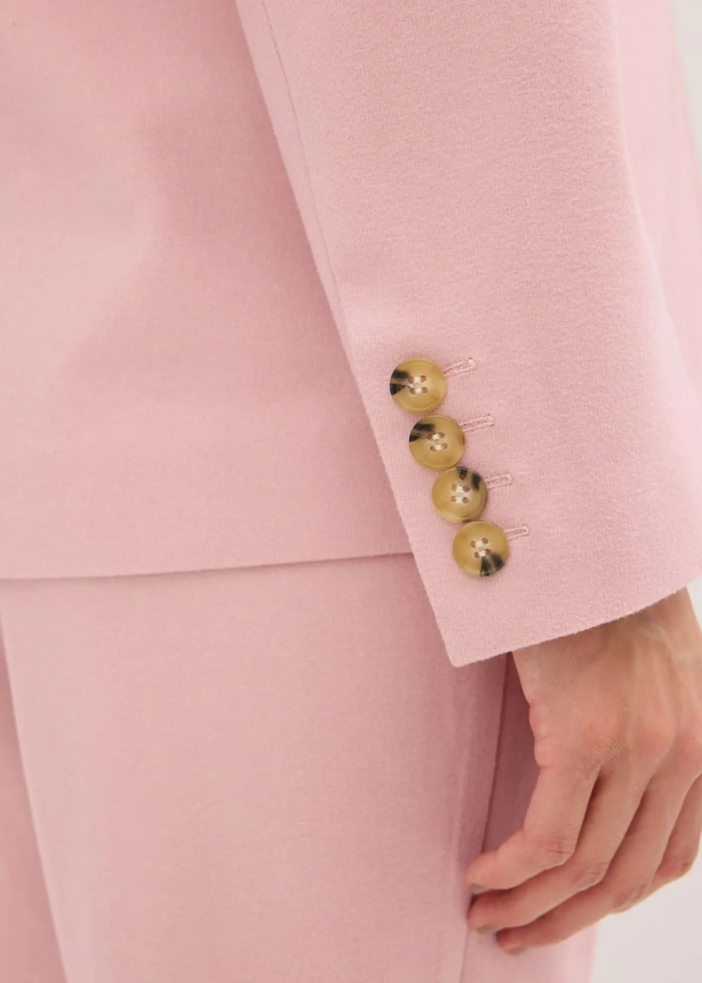 bonprix bonprix Americana elástica de una sola fila orquídea ahumado-rosa claro-malva moteado Outlet