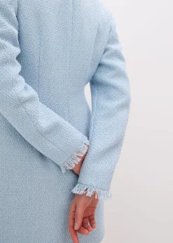 bonprix bonprix Americana larga de bouclé azul pálido Best