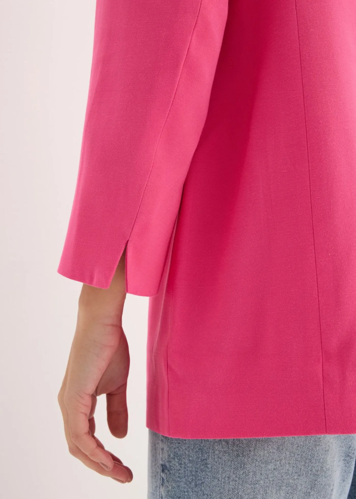 bonprix bonprix Americana larga de mezcla de viscosa Pink lady Discount