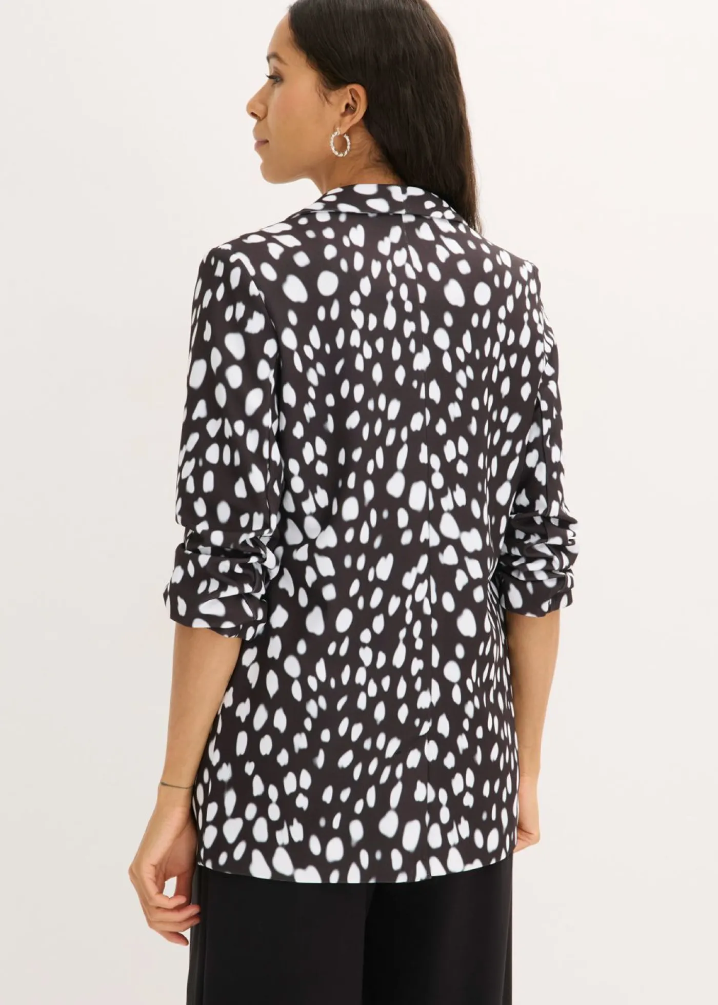 bonprix bonprix Americana larga estampada Negro Best