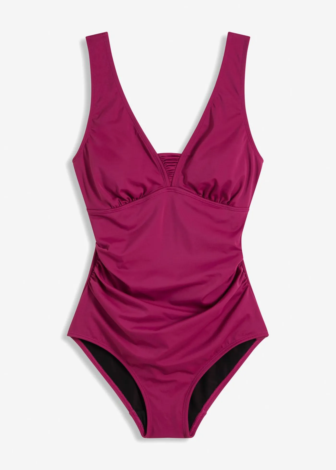 bonprix bonprix Bañador con efecto moldeador medio y tirantes anchos Violeta Sale