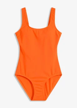 bonprix bonprix Bañador con escote alto en la espalda naranja oscuro Sale