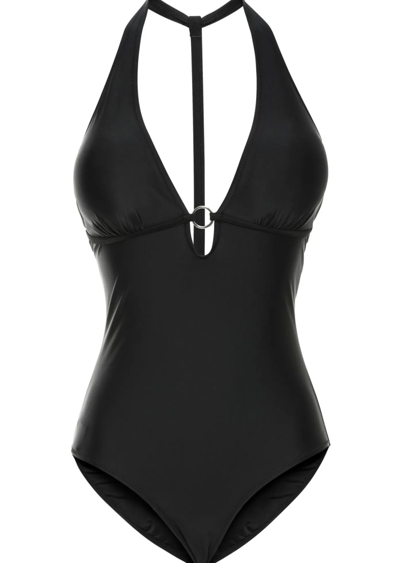 bonprix bonprix Bañador con escote pronunciado en V Negro New