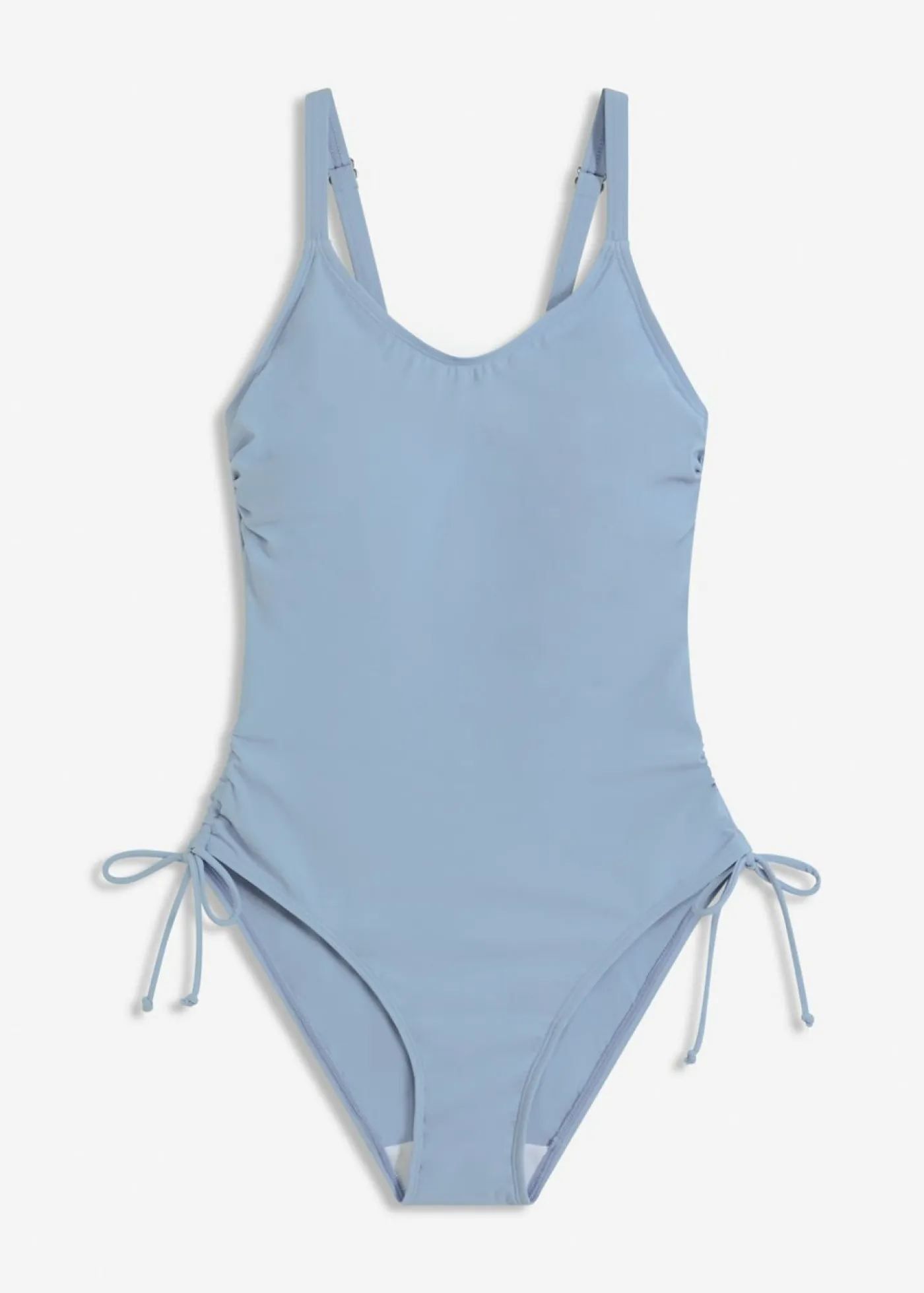 bonprix bonprix Bañador con ligero efecto moldeador y cordones azul pálido Online