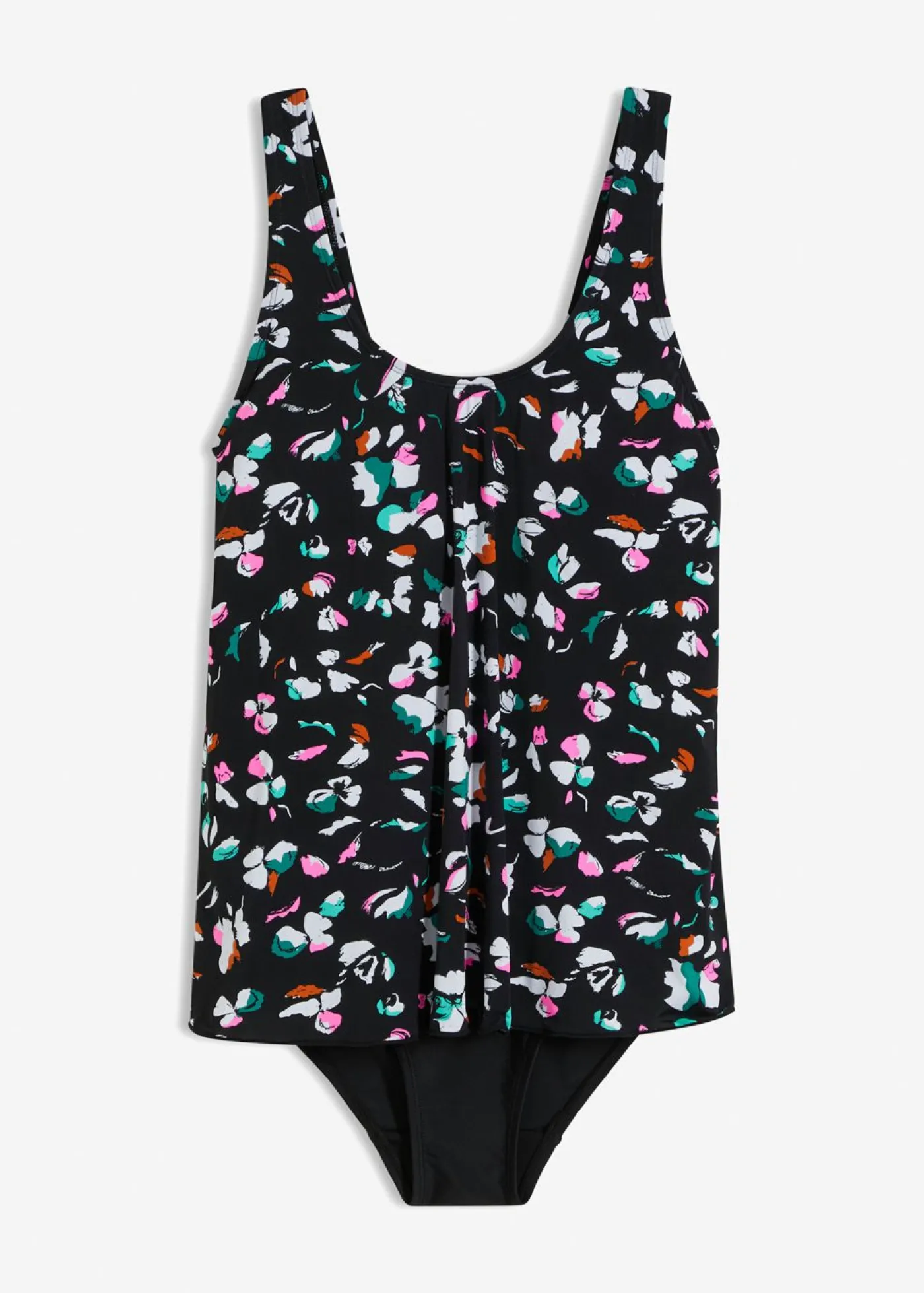 bonprix bonprix Bañador con look tankini Negro Hot