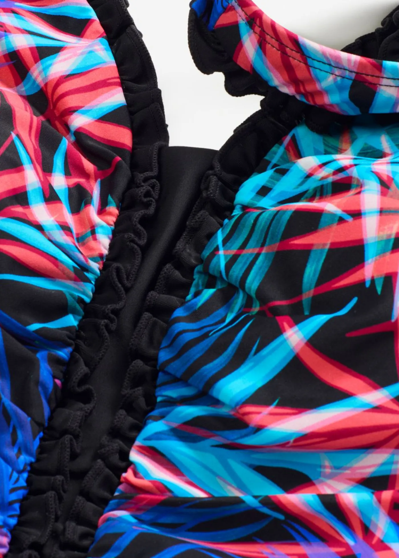 bonprix bonprix Bañador con pernera negro-azul-rosa caliente Outlet