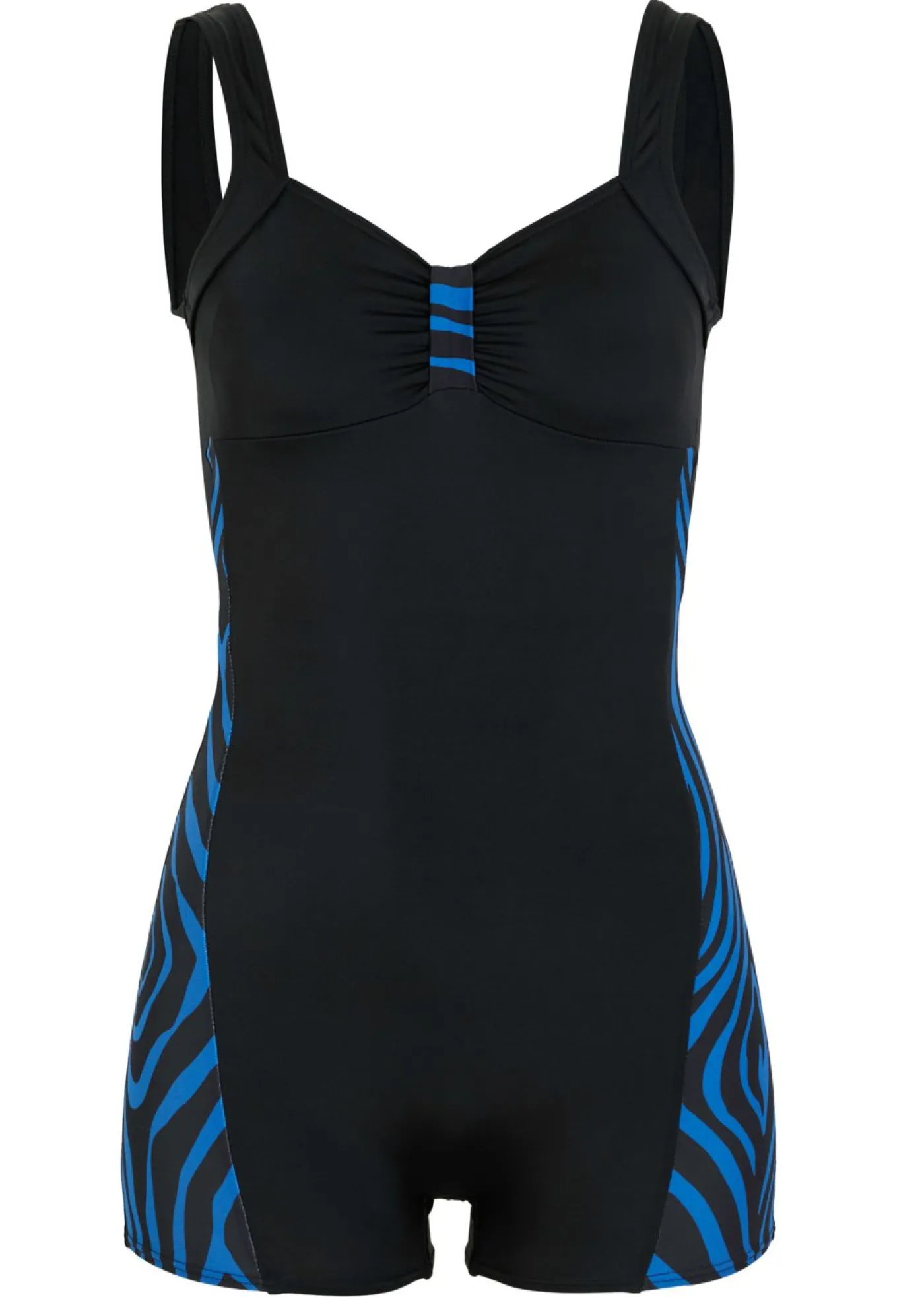 bonprix bonprix Bañador deportivo con pernera Negro-azul Online