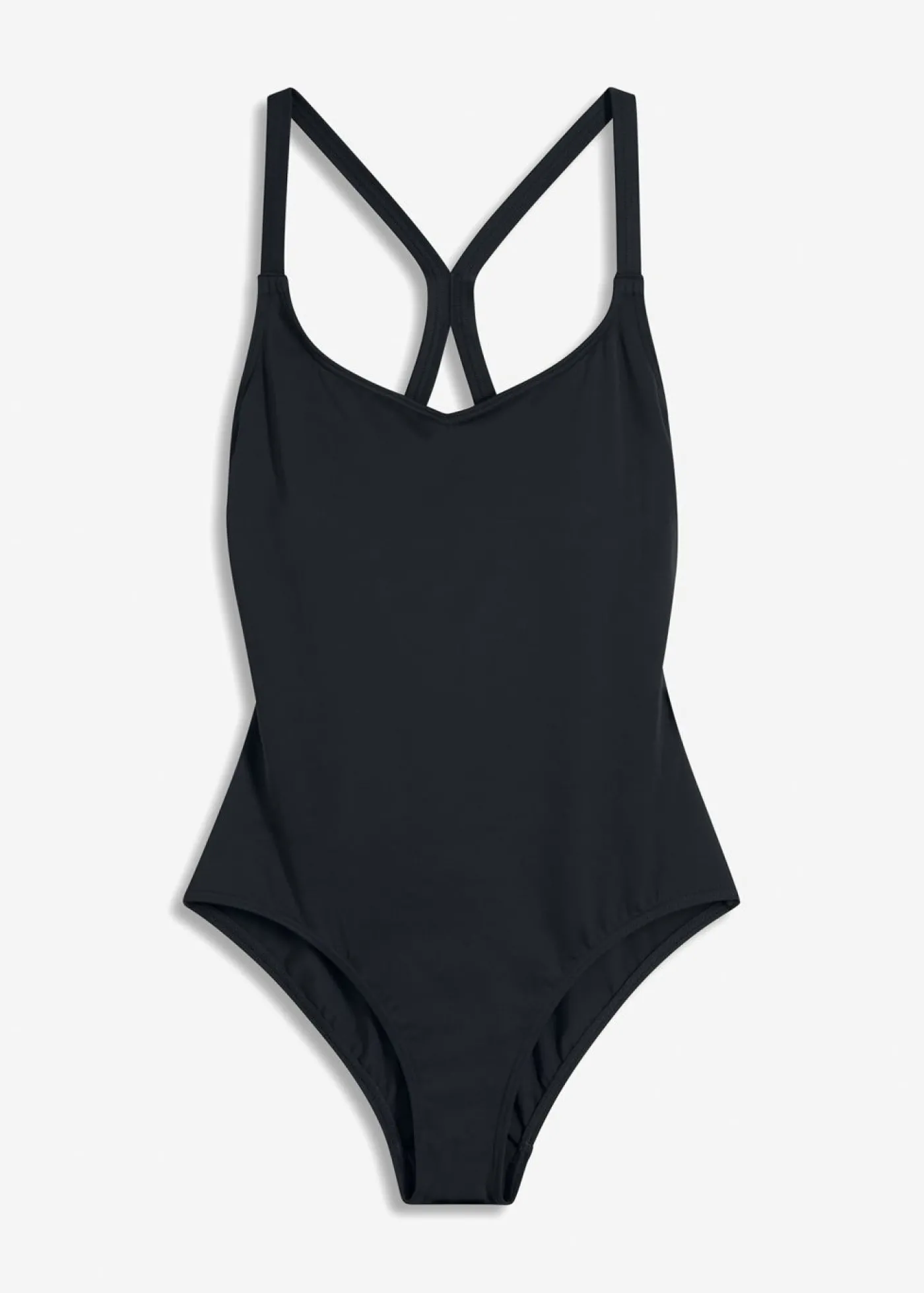 bonprix bonprix Bañador deportivo de material de secado rápido con espalda nadadora Negro Clearance