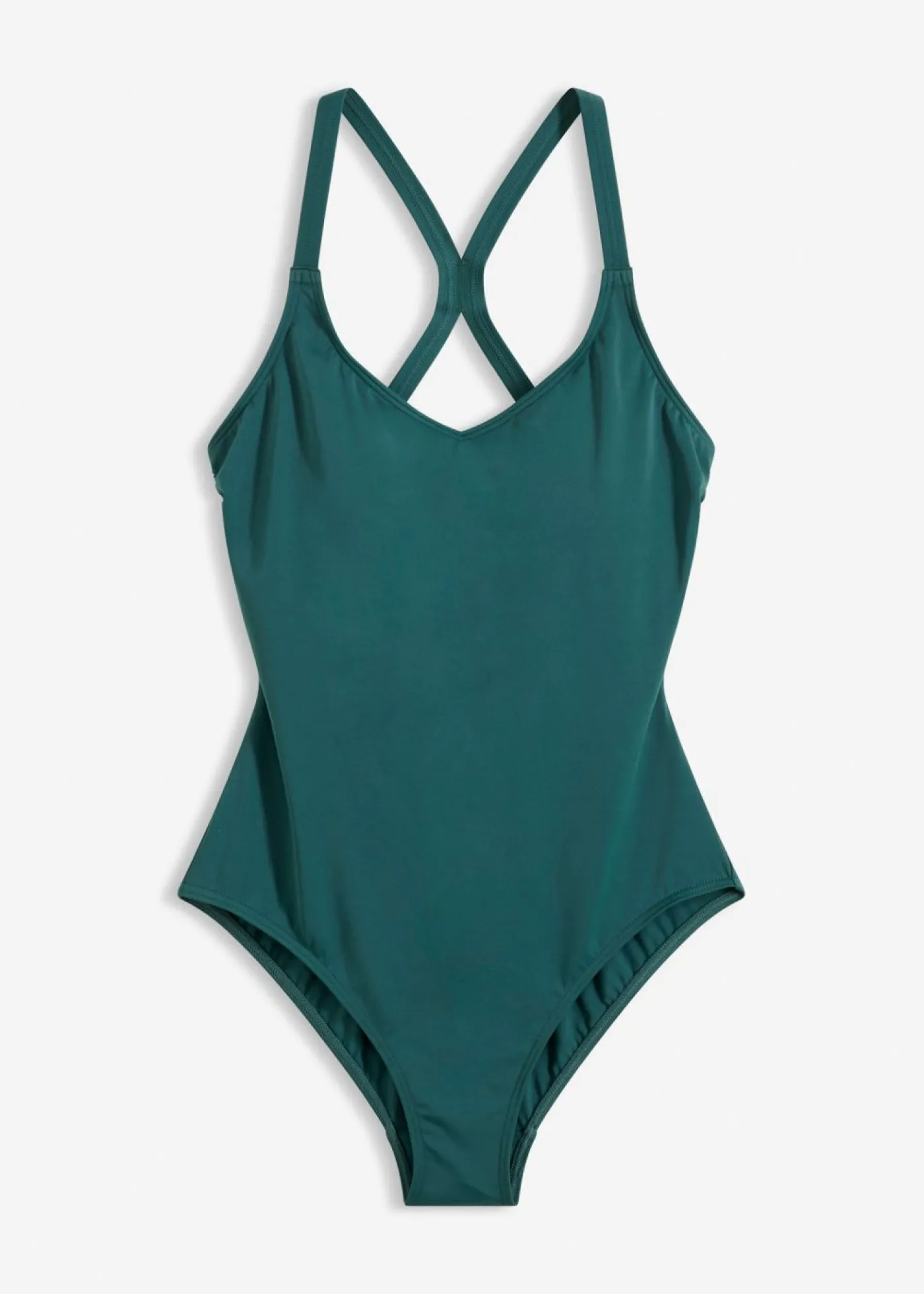 bonprix bonprix Bañador deportivo de material de secado rápido con espalda nadadora Verde petróleo