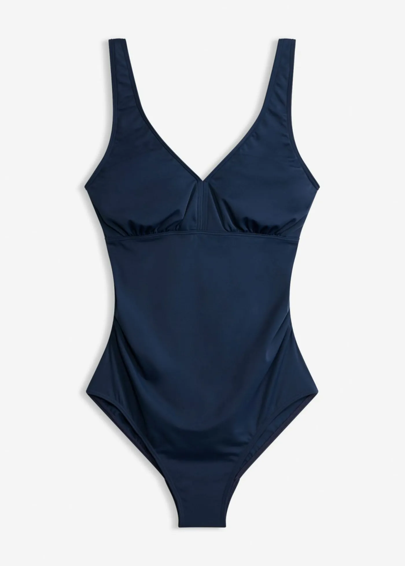 bonprix bonprix Bañador premamá con escote en V Azul marino