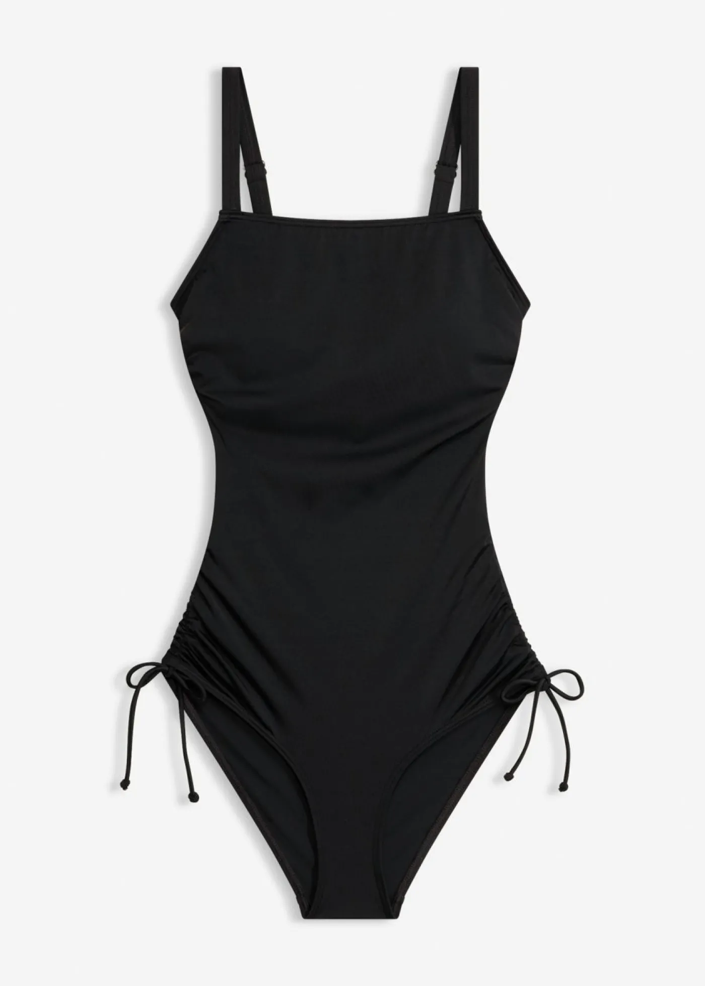 bonprix bonprix Bañador tipo bandeau con pernera alta Negro Outlet