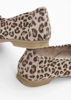 bonprix Jana Bailarina Jana estampado leo beige New