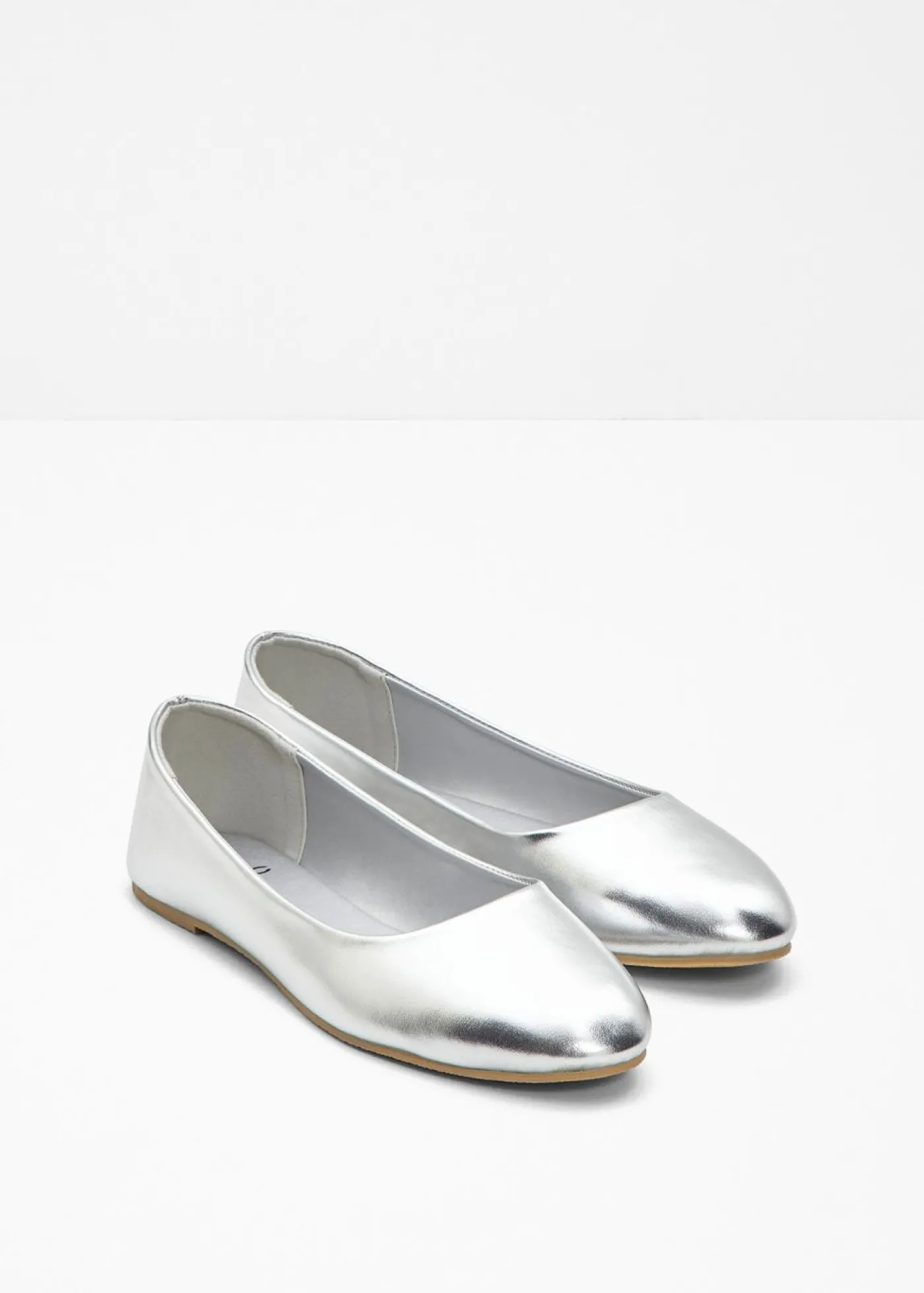 bonprix bonprix Bailarinas Plata metalizado New
