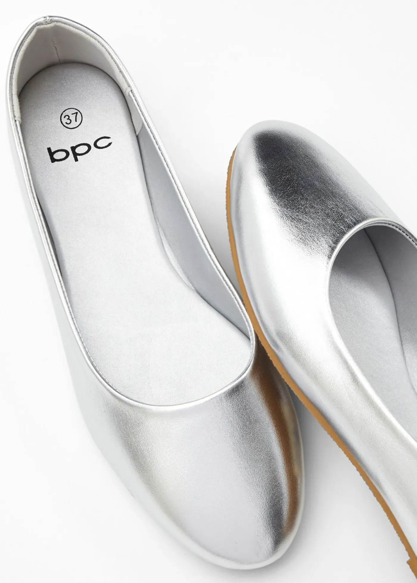 bonprix bonprix Bailarinas Plata metalizado New