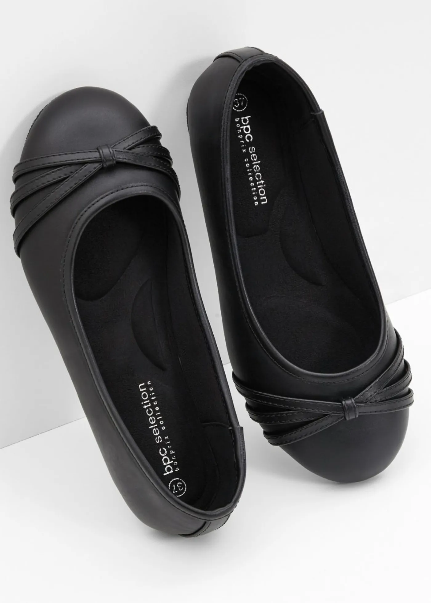 bonprix bonprix Bailarinas cómodas con ancho cómodo Negro Best
