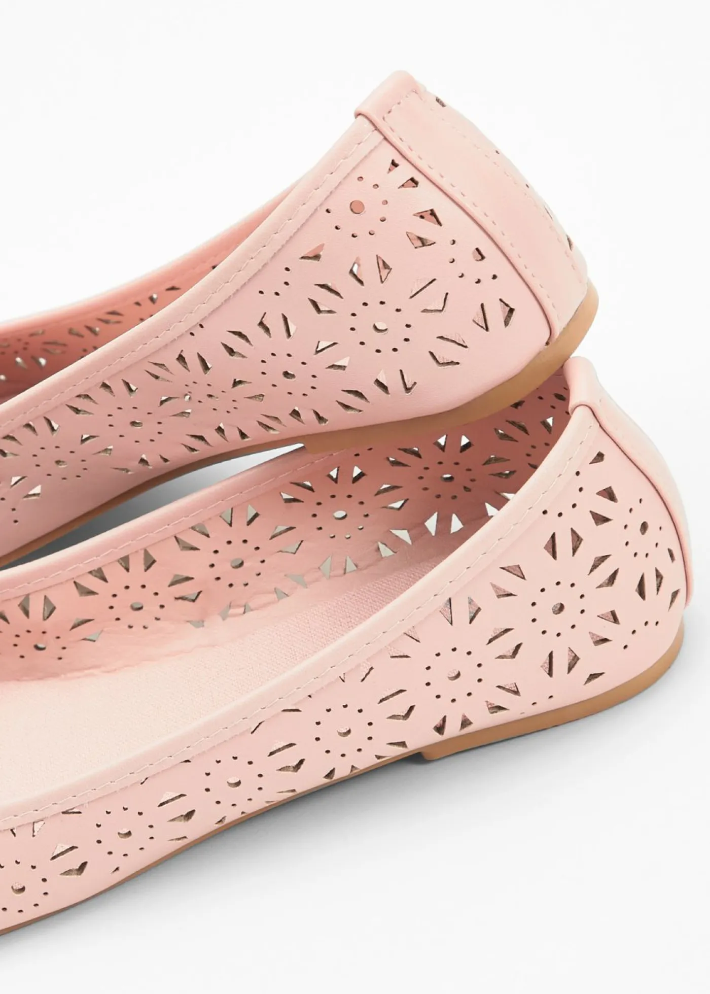 bonprix bonprix Bailarinas con ancho cómodo rosa pálido Outlet
