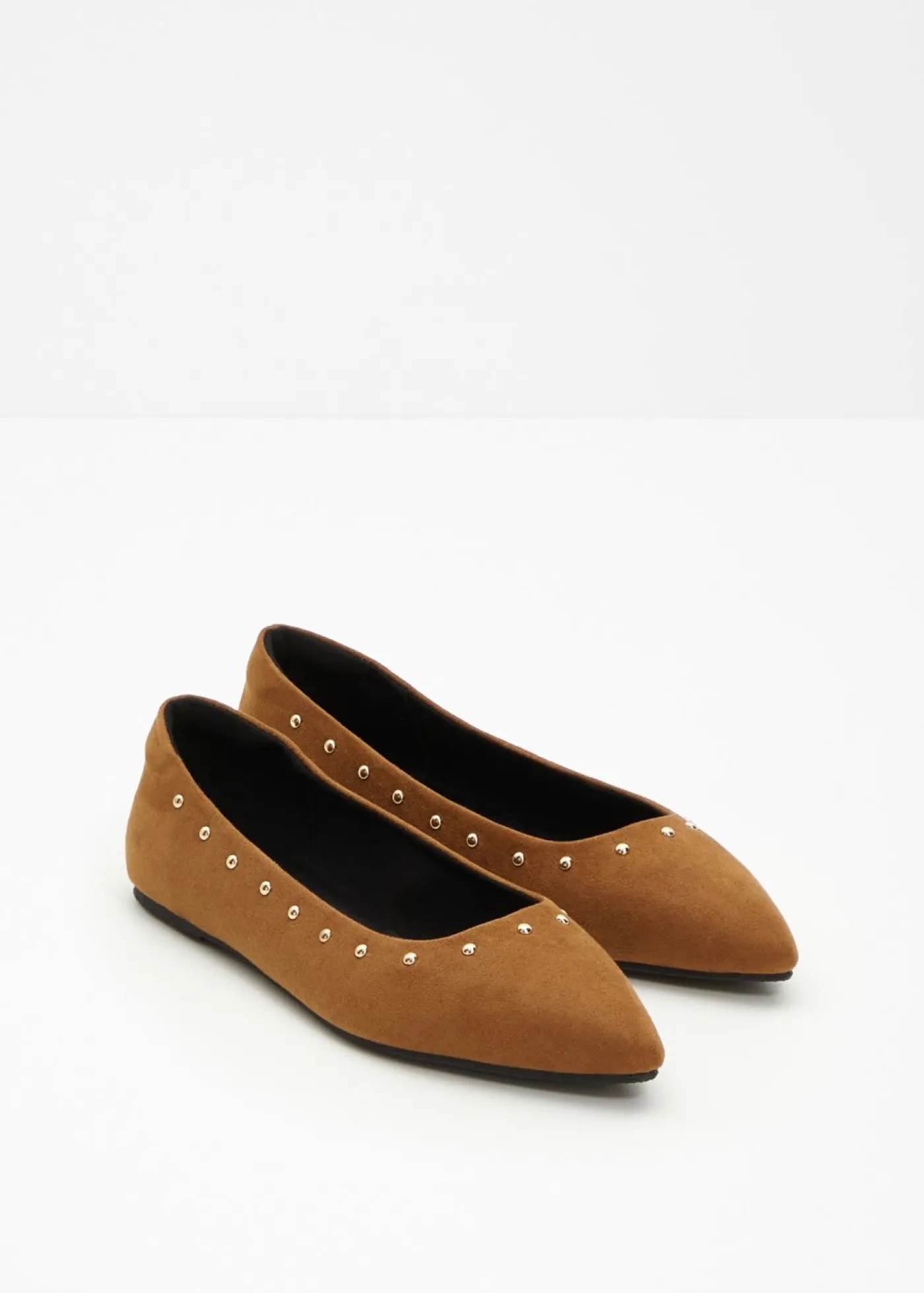 bonprix bonprix Bailarinas con tachuelas bronceado