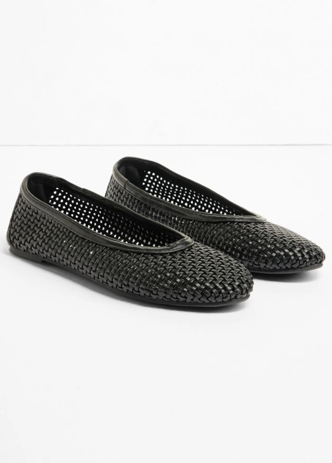 bonprix bonprix Bailarinas de material suave Negro