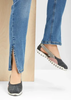 bonprix bonprix Bailarinas de piel Gris-rosa Best
