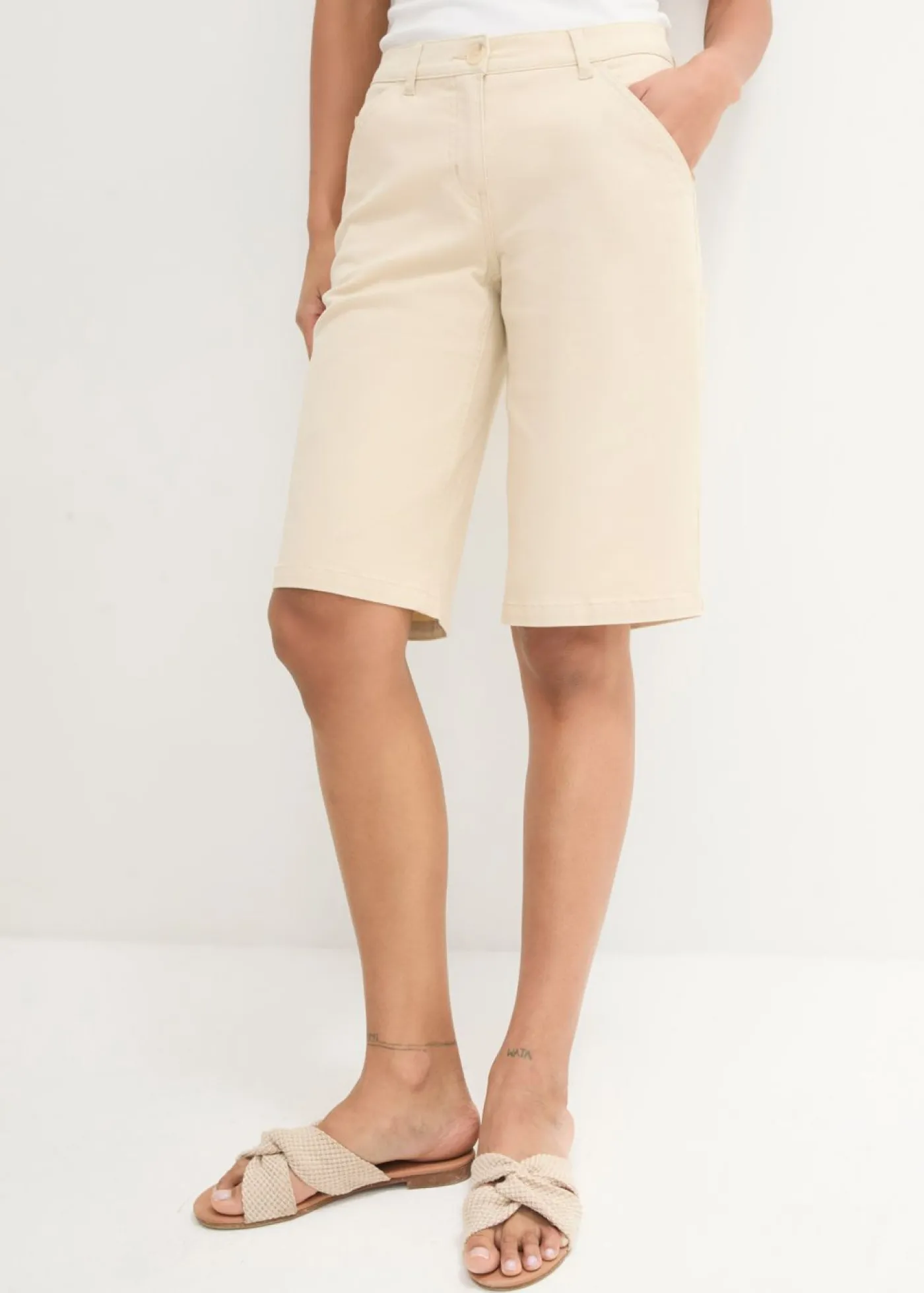 bonprix bonprix Bermuda gris guijarro