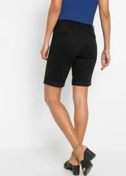 bonprix bonprix Bermuda elástica Negro Best