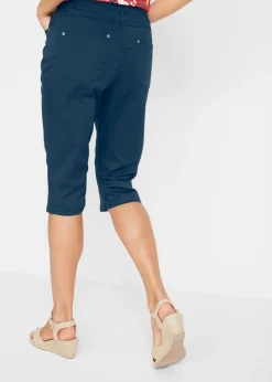 bonprix bonprix Bermudas con cintura elástica Azul oscuro