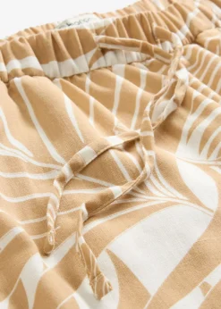 bonprix bonprix Bermudas con cintura elástica blanco lana-beige nuevo Best