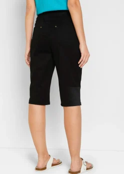 bonprix bonprix Bermudas con cintura elástica Negro Best