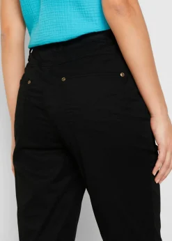 bonprix bonprix Bermudas con cintura elástica Negro Best