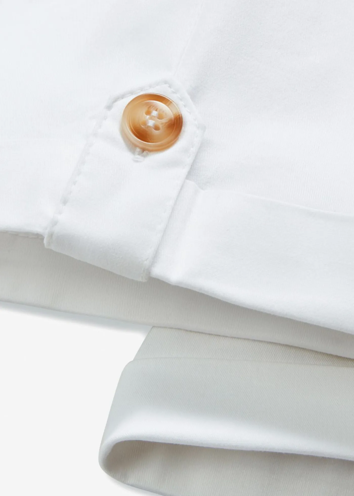 bonprix bonprix Bermudas de algodón con cinturilla elástica Blanco Outlet