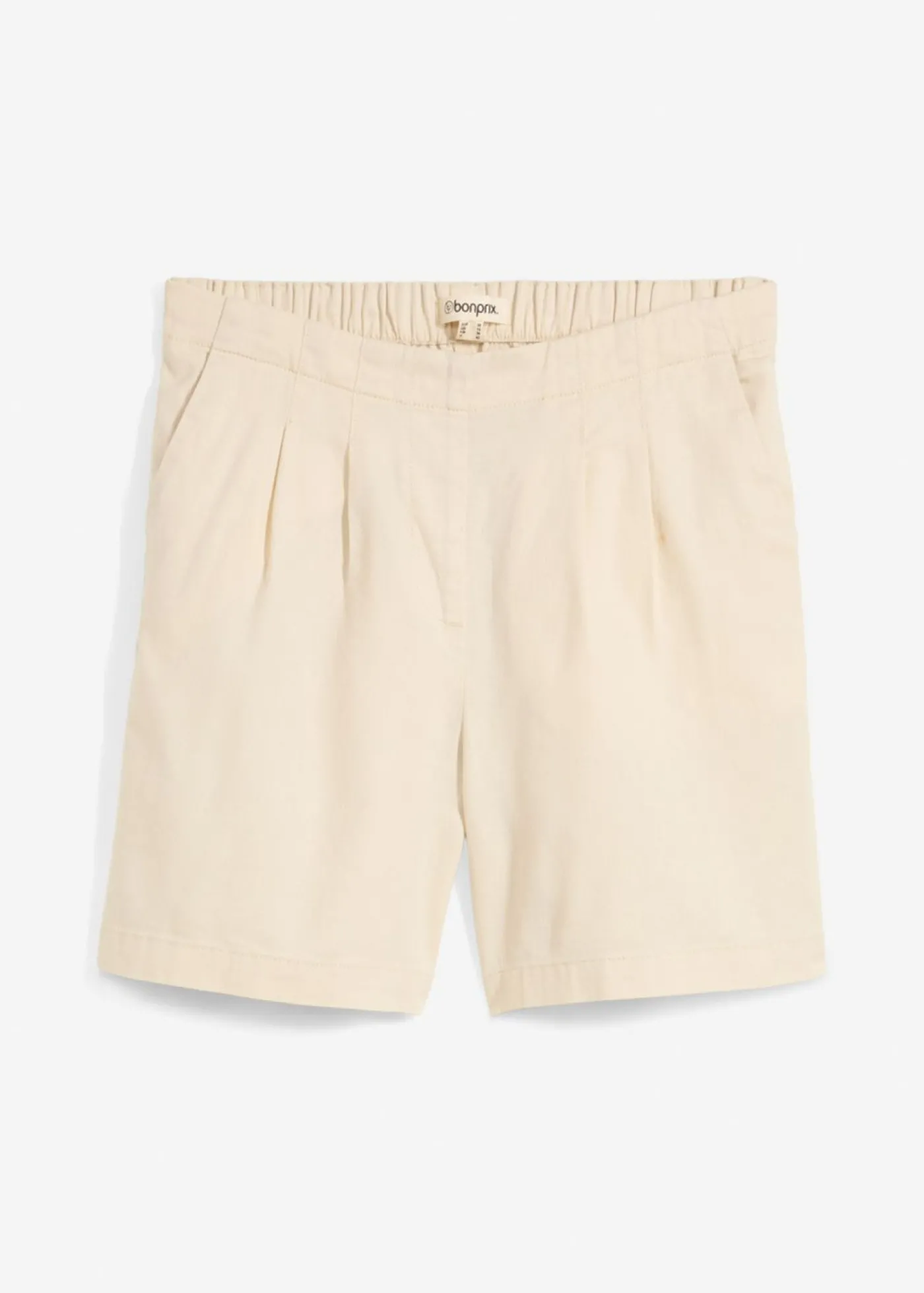 bonprix bonprix Bermudas de algodón puro gris guijarro Sale