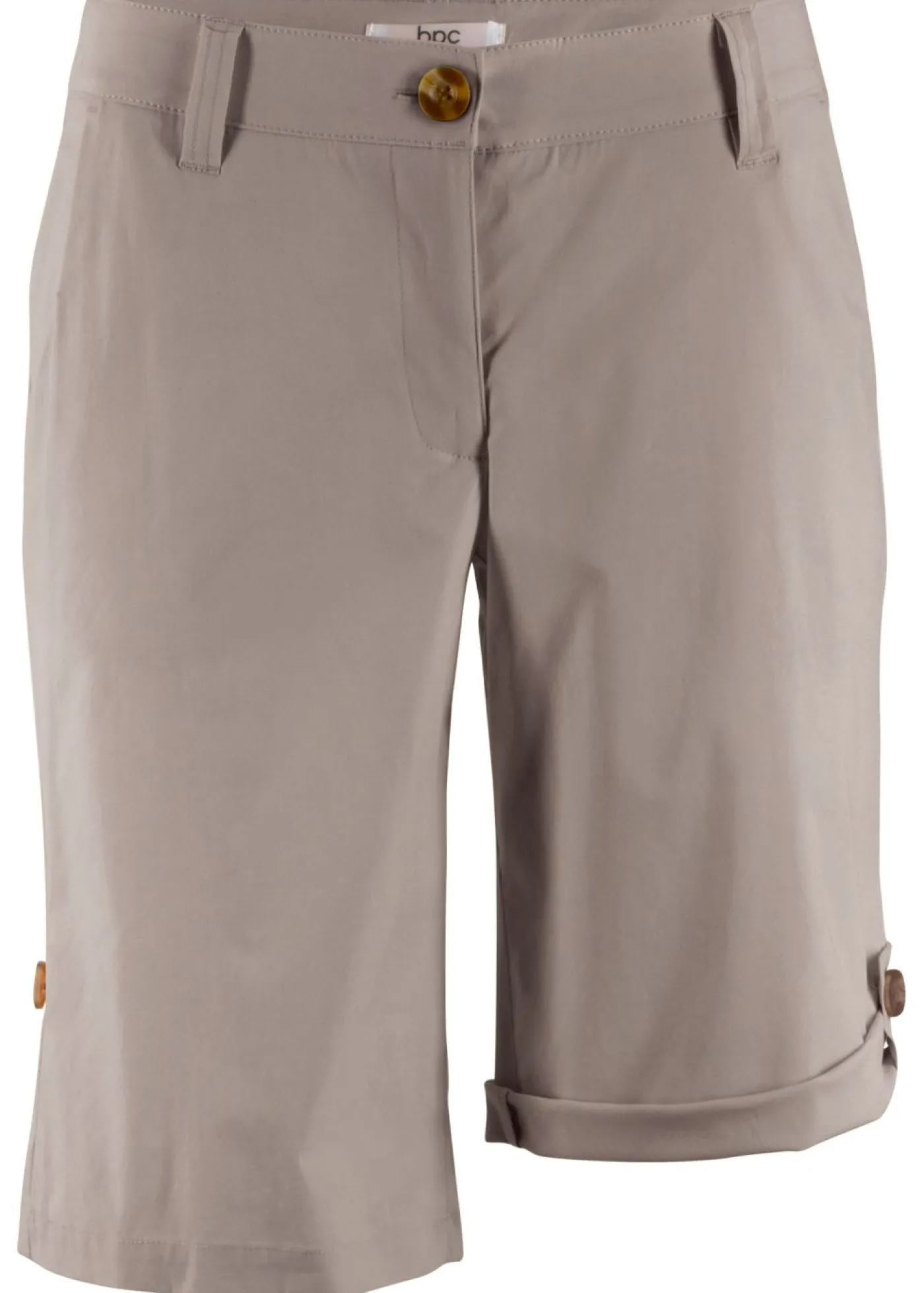 bonprix bonprix Bermudas de algodón veraniegas taupe