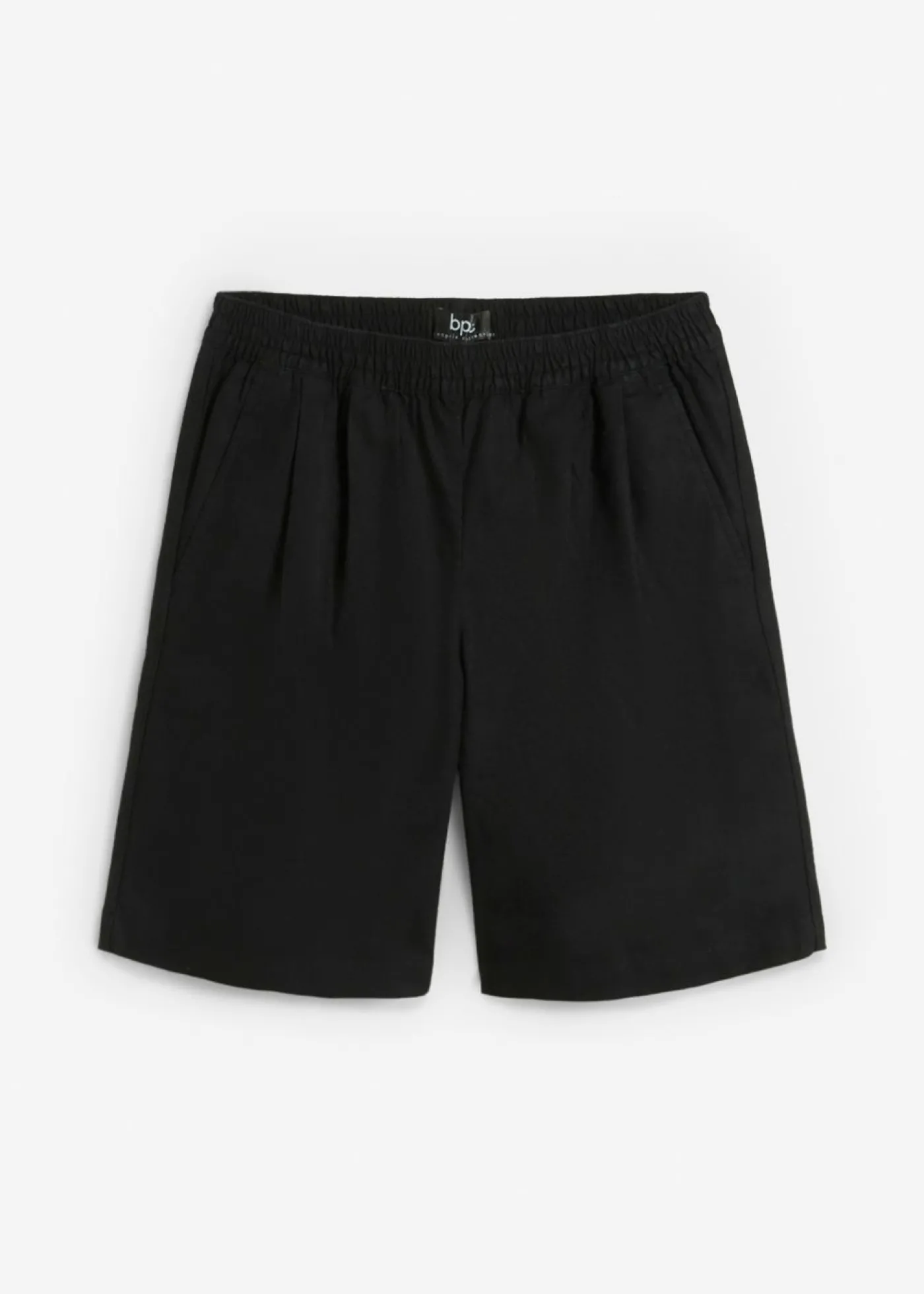 bonprix bonprix Bermudas de mezcla de lino y algodón Negro Online