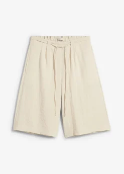 bonprix bonprix Bermudas de mezcla de viscosa fluida Crudo Hot