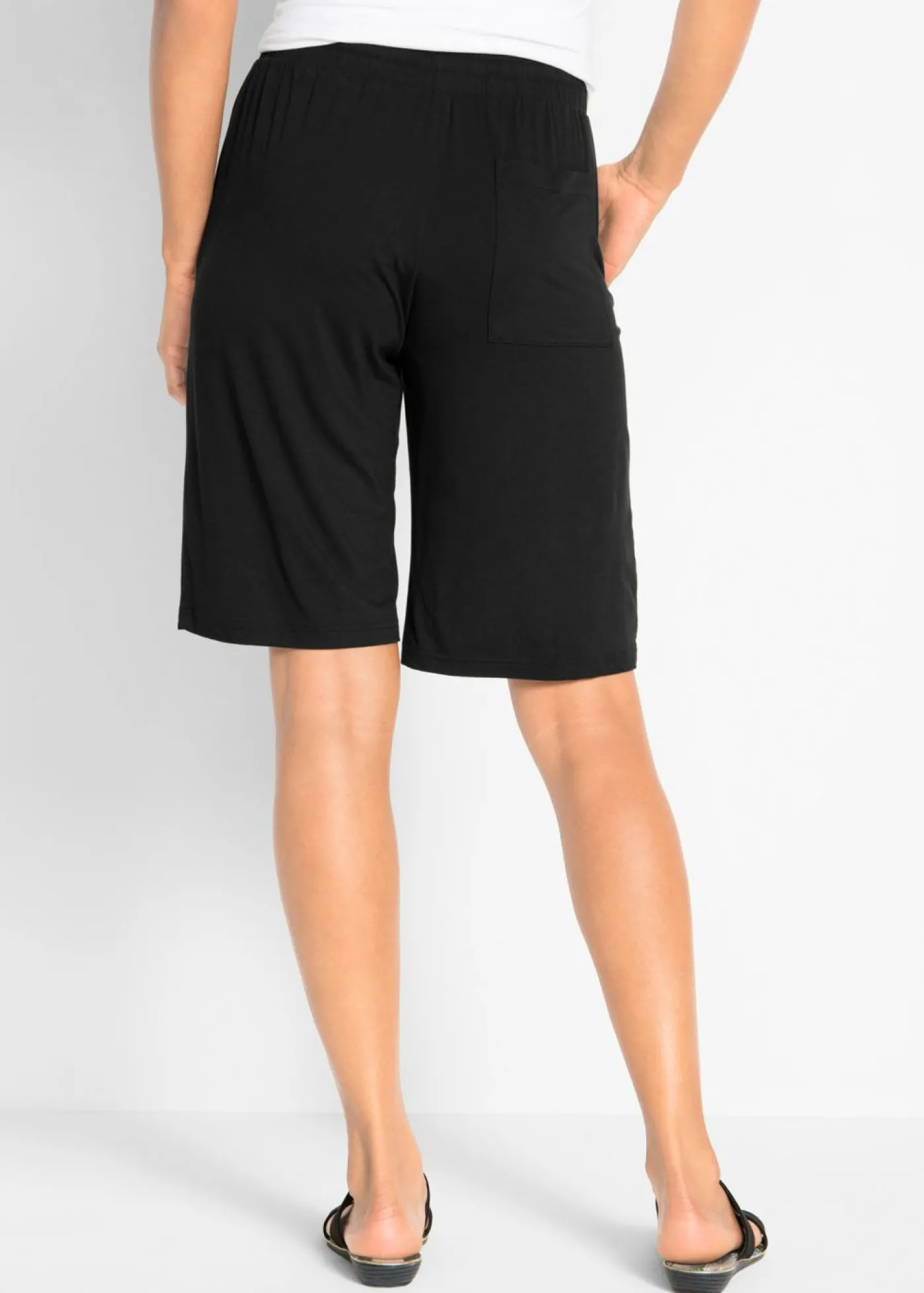 bonprix bonprix Bermudas de punto Azul marino Outlet