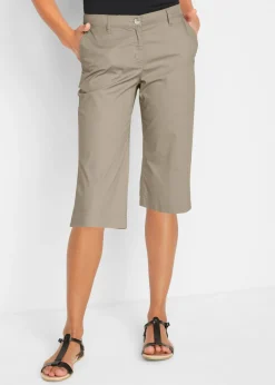 bonprix bonprix Bermudas largas con cintura elástica Arena Sale