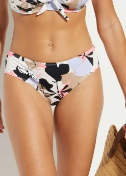 bonprix bonprix Bikini reductor (2 piezas) blanco / negro / púrpura Sale