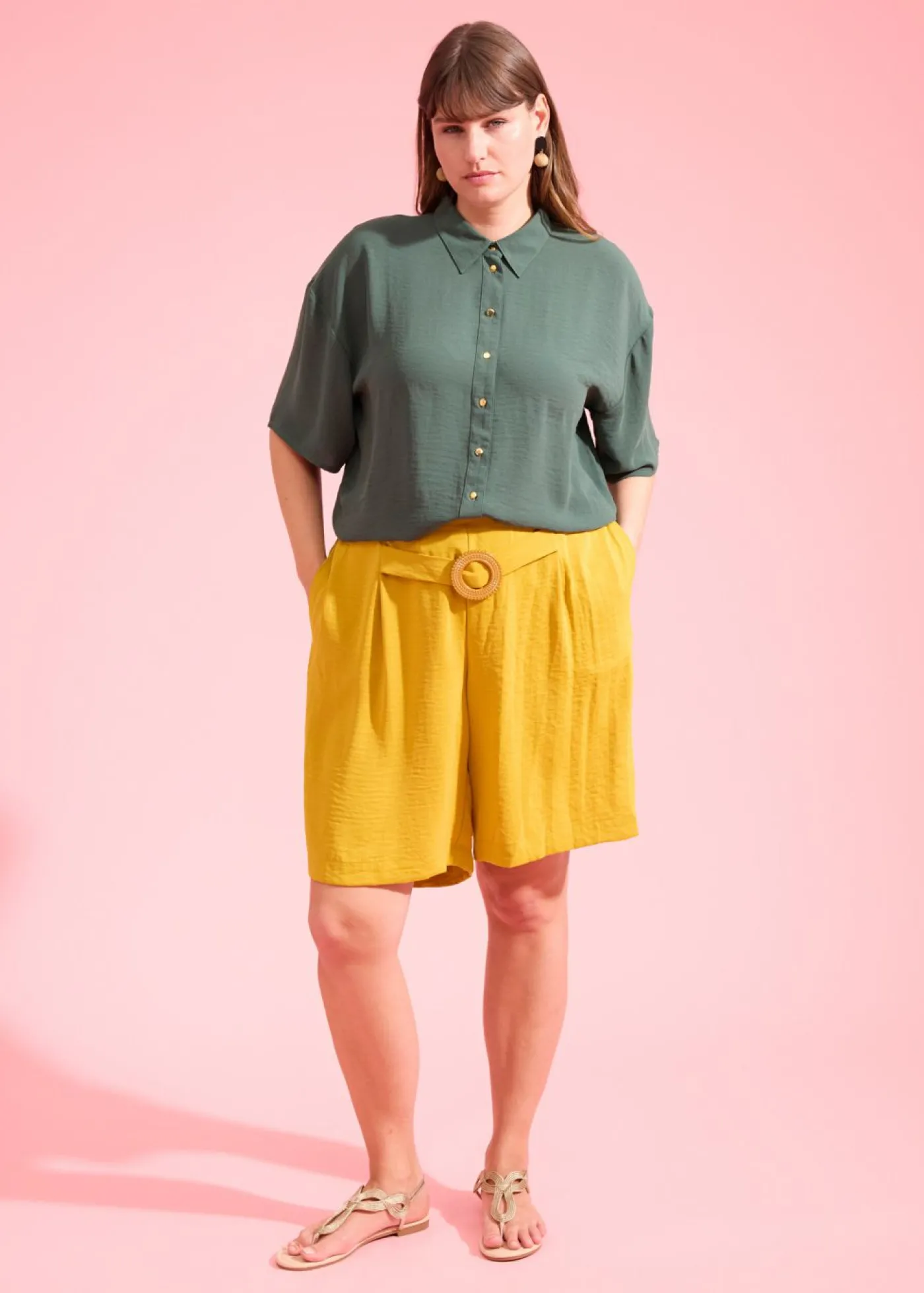 bonprix bonprix Blusa verde sombra Discount
