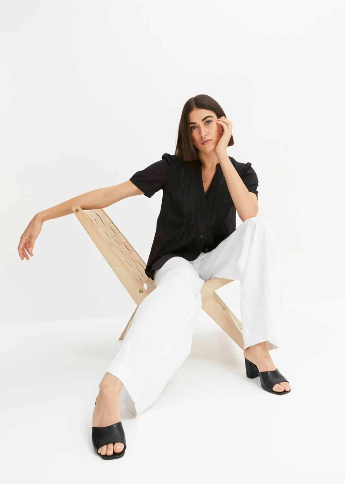bonprix bonprix Blusa Negro Hot