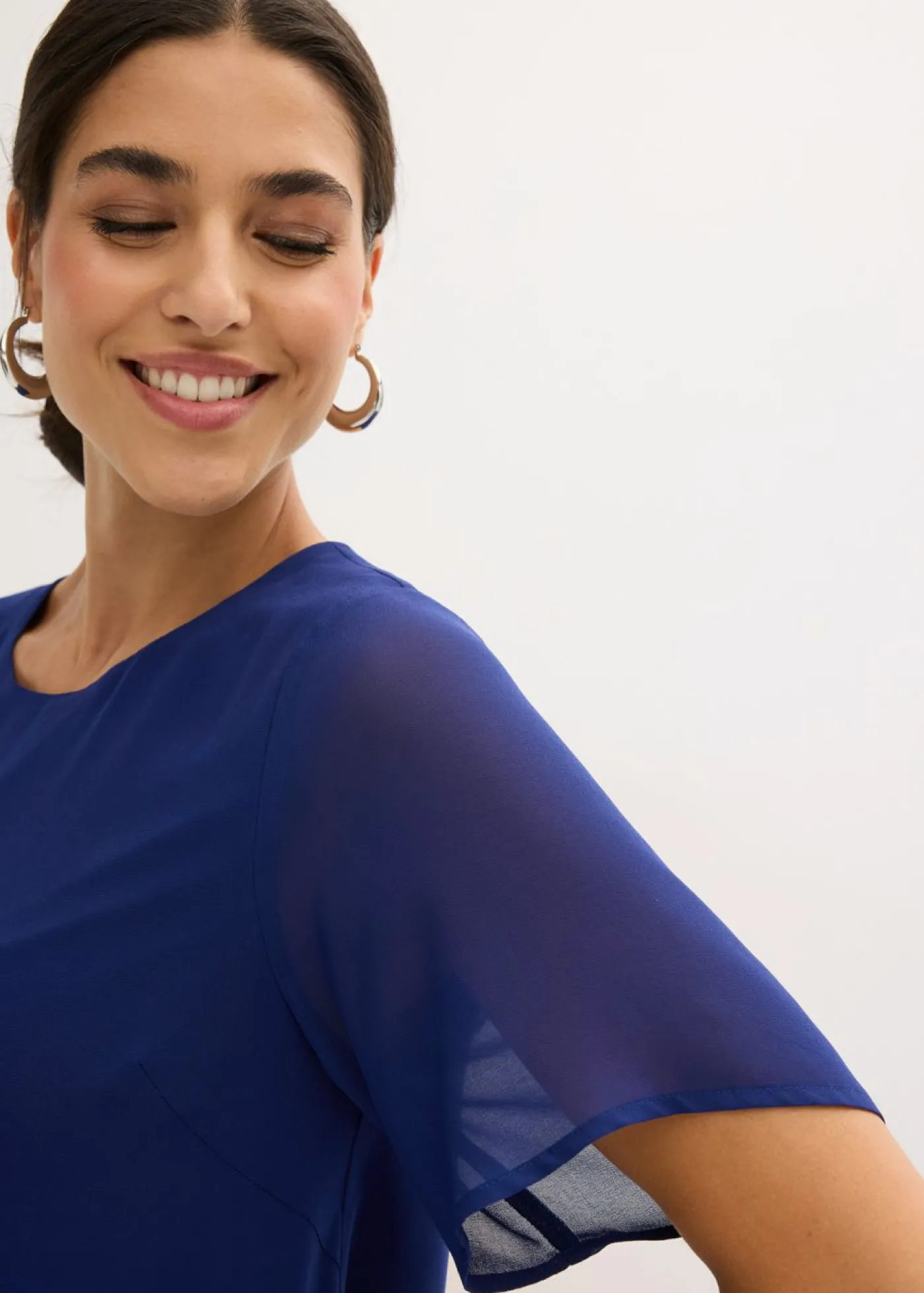 bonprix bonprix Blusa Azul oxford Clearance