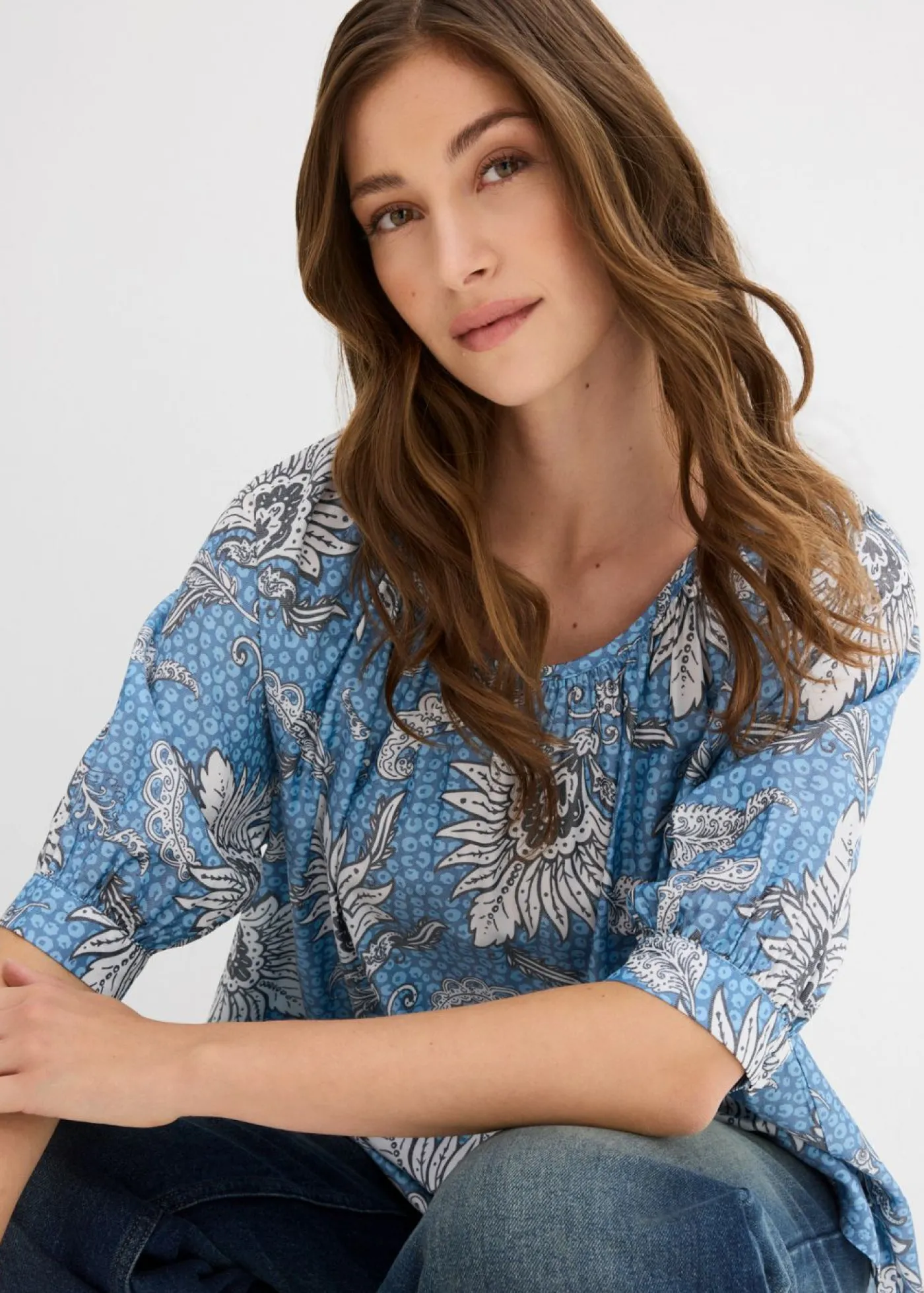 bonprix bonprix Blusa verde mar New