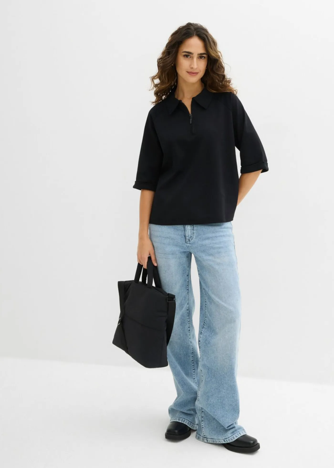 bonprix bonprix Blusa Negro Discount
