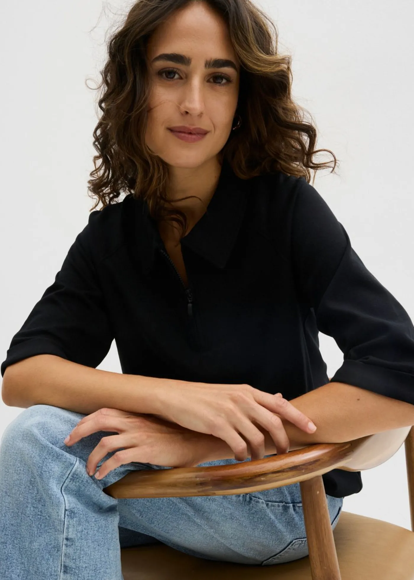 bonprix bonprix Blusa Negro Discount