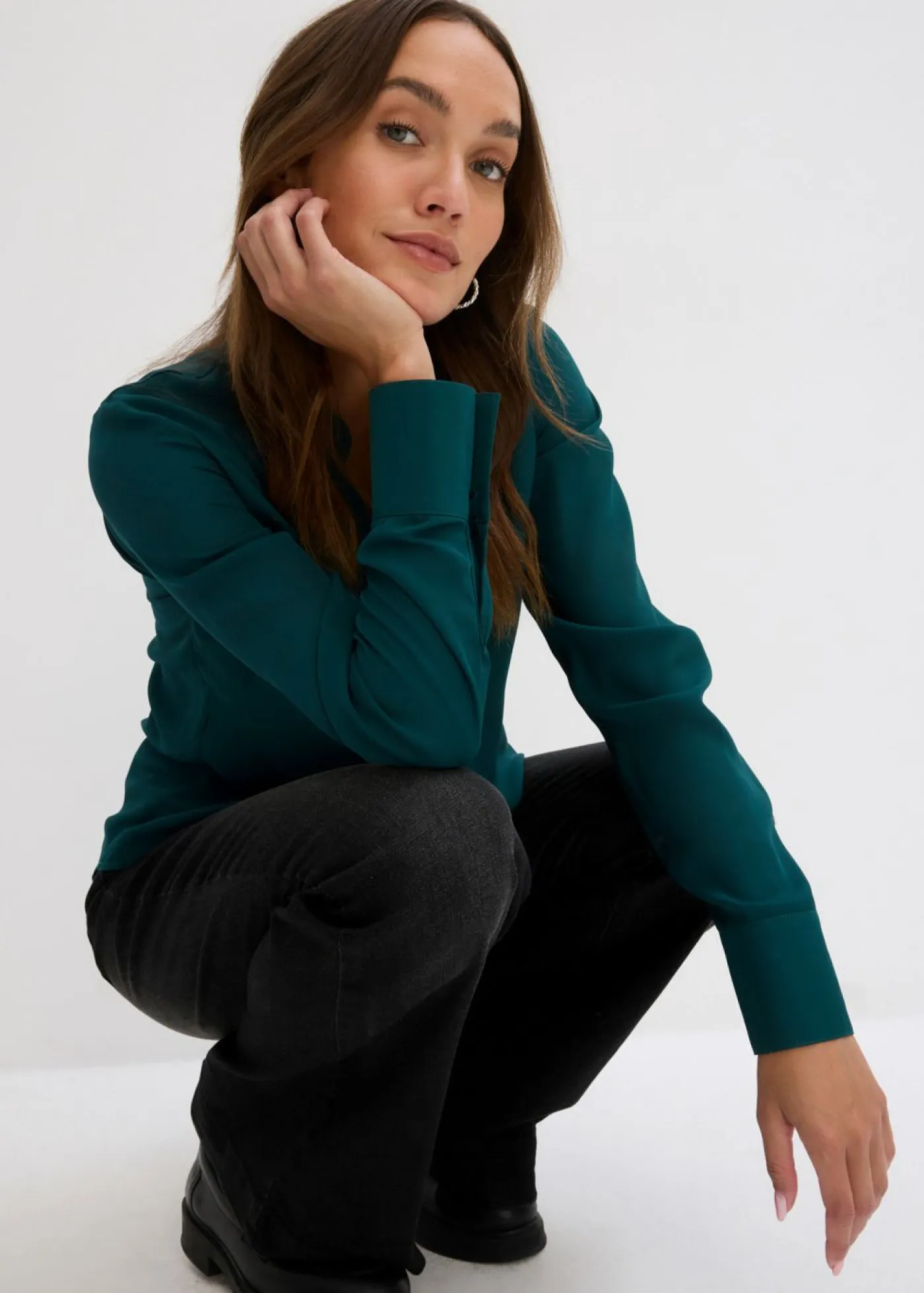 bonprix bonprix Blusa Verde intenso Clearance