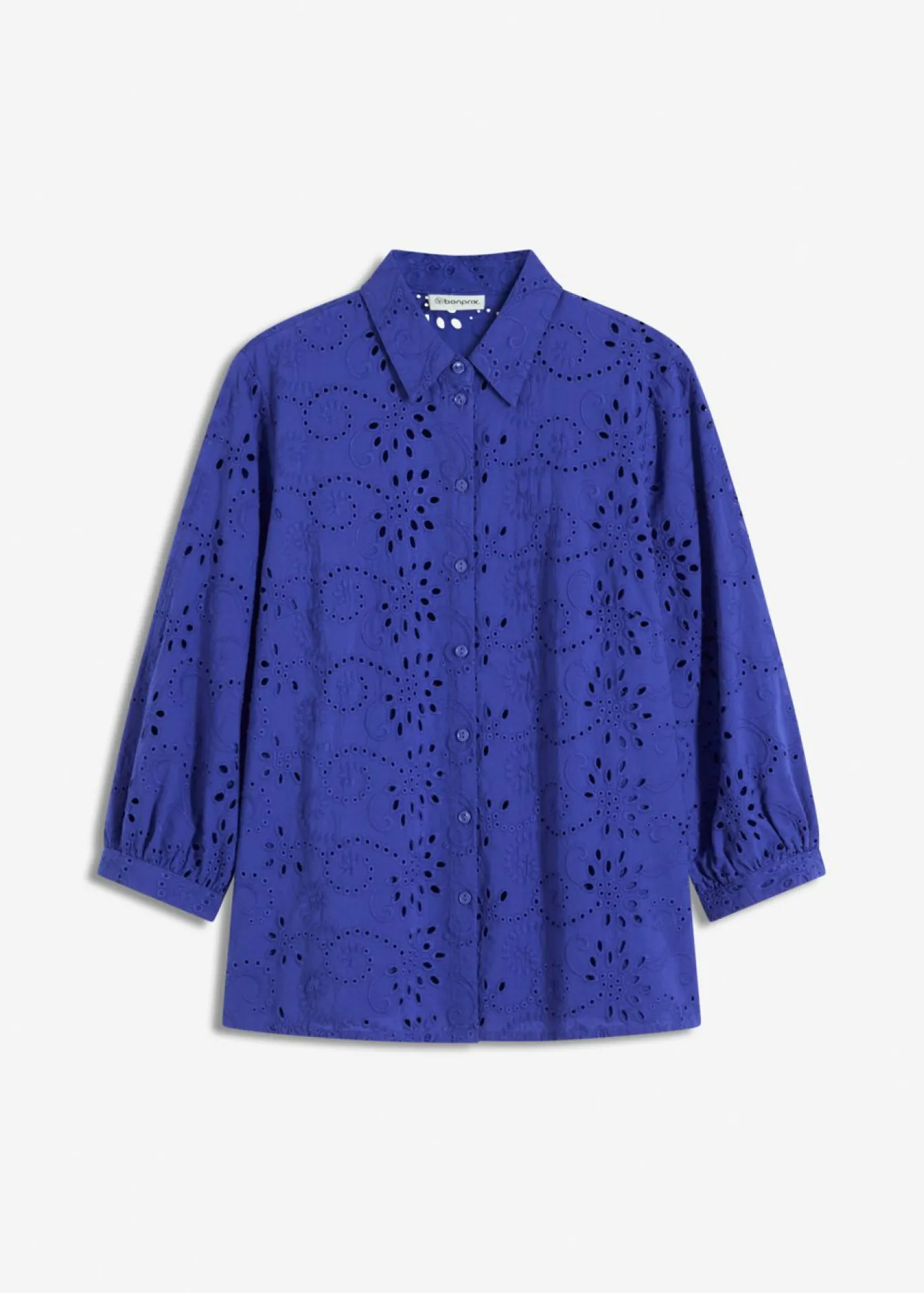 bonprix bonprix Blusa con bordado calado zafiro Outlet