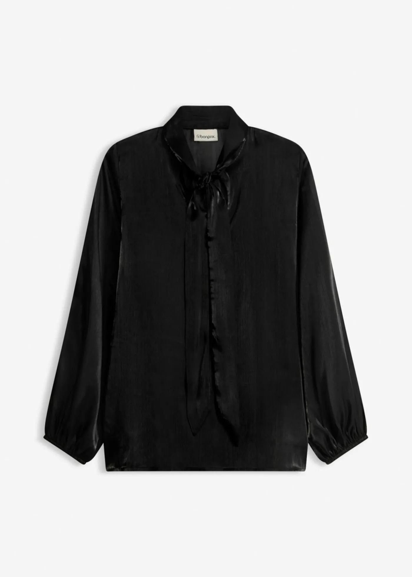 bonprix bonprix Blusa con lazo Negro Best