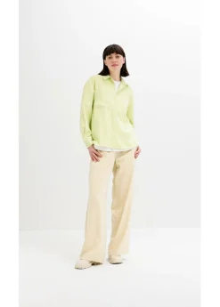 bonprix bonprix Blusa con mezcla de viscosa fluida Verde menta Hot